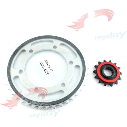 Motorcycle Sprocket Is Suitable For KAWASAKI Z250 2015-2016 Z300 2013-2017 Front Rear Sprocket High-Quality Hardened Gear