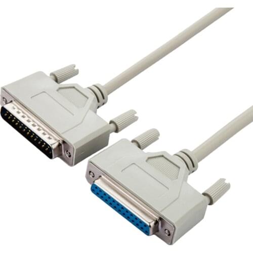 1.5m/3m/5m 25Pin DB25 Parallel Male to Male/Female LPT Printer DB25 Cable Computer Cable Printer Extending Cable 25 Pin LPT