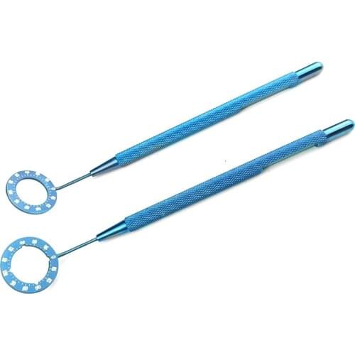 1pcs Ophthalmic Mendez degree gauge Rings ophthalmic forceps eye tools