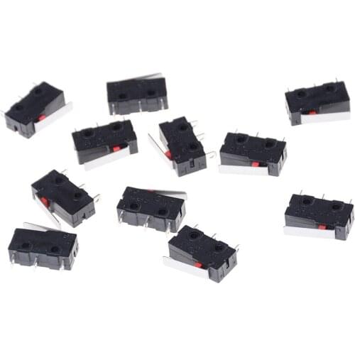 10PCS Black Limit Switch 3 Pin N/O N/C 5A 250VAC KW11-3Z Micro Switch