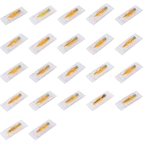 10pcs Sterilized Disposable Tattoo Cartridge Needle Tools RL/RM/M1/RS Accessory