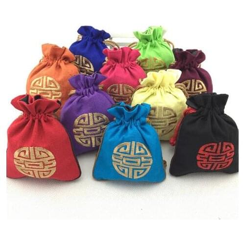 2pcs/pack Creative Tips Jewelry Small Bags Jewelry Bundle Blessing Bags Gift Storage Bags