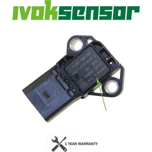 4 BAR Intake Manifold Boost Pressure MAP Sensor Drucksensor For VW Audi SEAT SKODA 1.4 2.0 TDI 03K906051 0281006059 0281006060