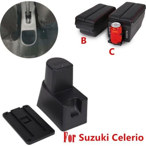 For Suzuki Celerio Armrest Box Celerio Car Central Armrest Storage Box