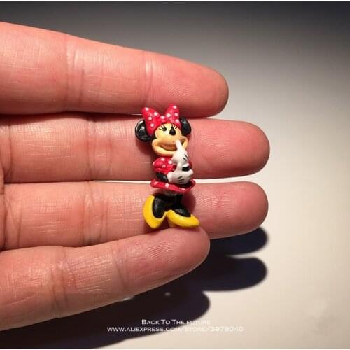 Disney Mickey Mouse Minnie classic 3cm Action Figure Posture Anime Decoration Collection Figurine Toy model for children gift