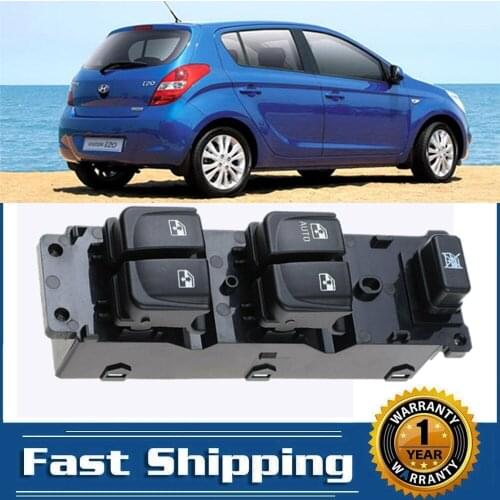 High Quality Electric Power Window Master Switch For Hyundai i20 93570-1J102 935701J102 Window Control Switch Car Accessories