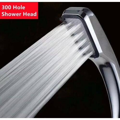 High Quality 300 Holes Shower Head Pressure Rainfall Shower Head with Chrome ABS Bathroom Water Saving Flow Spray Nozzle Hotsale