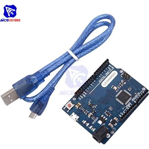 Diymore Leonardo R3 Micro Atmega32u4 Pro Development Board with Micro USB Cable for Arduino 3.3V 5V IO Port