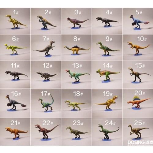 Wild Animal Dinosaur Model Ornaments Tyrannosaurus Rex Velociraptor Corythosaurus Miniature Decor Action Figures Figurine Toys