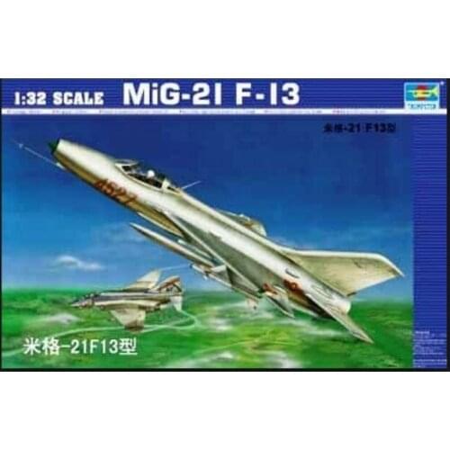 02210 Trumpeter Static Fighter WarJet Aircraft Model Soviet Mig-21 F-13 1/32 TH05755-SMT2