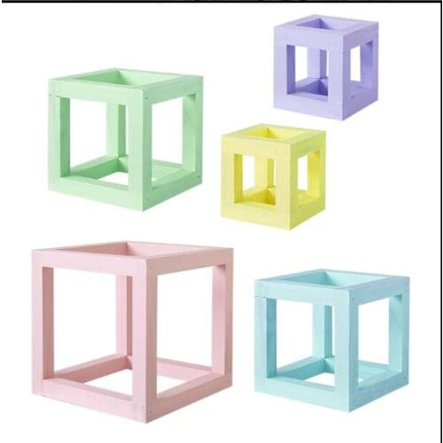 Fashion square wood rack wood shelfs kitchen rack shelf organizer shelf wood TYTP019