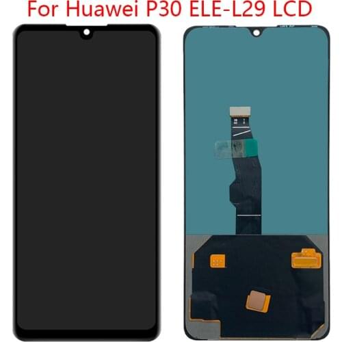 New 6.1 inch AMOLED for Huawei P30 LCD ELE-L29 ELE-L09 ELE-AL00 LCD display touch screen panel digitizer assembly replacement