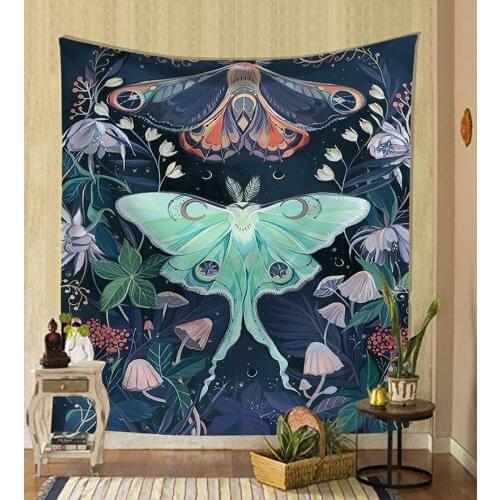 Psychedelic Hanging Fabric Background Wall Covering Home Decoration Wall Blanket Tapestry Bedroom Wall Hanging Decoration Mural