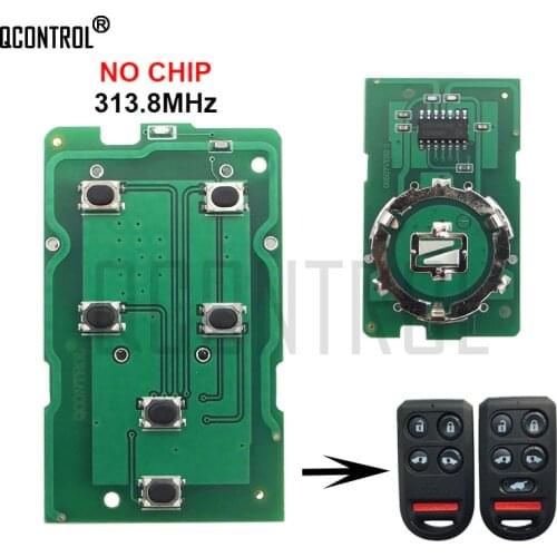 QCONTROL Car Remote Key Circuit Board NO Chip Honda Odyssey 2005 2006 2007 2008 2009 2010 car accessories