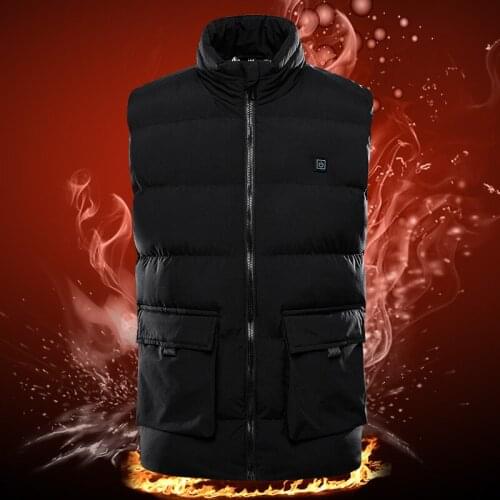 Control Temperature Outdoor Heated Vest Heated Jacket Heating Vest Men Jacket Women Usb Vest Winter Electric Heating Clothes