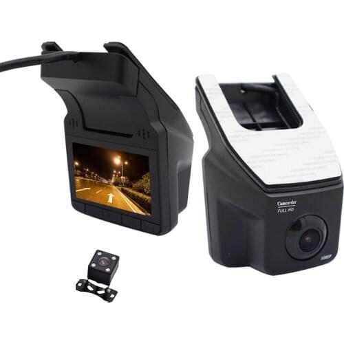 Dash Cam 1080P Full HD Night Vision Driving Recorder 170° Wide Angle G-Sensor Hidden Recorder Cameras MAX TF up to 32G
