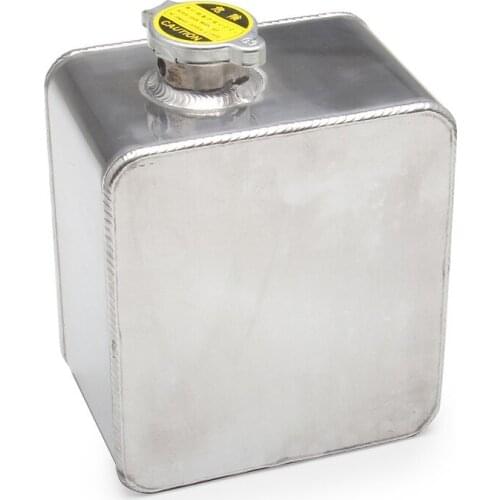 1Pc Car Aluminum 2.5L Universal Radiator Coolant Overflow Bottle Recovery Water Tank Coolant Overflow Tank Reservoir kit Parts