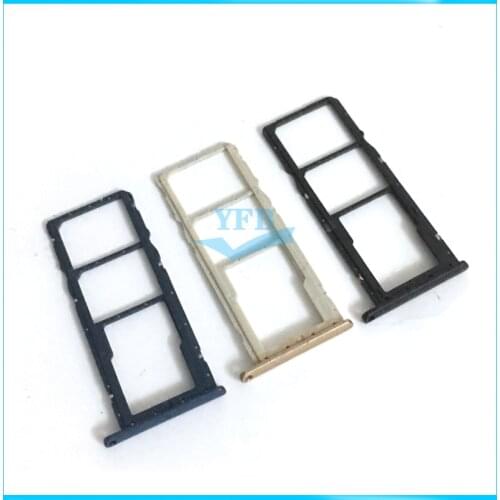 SIM Card Tray For Huawei Y6 2019/Y6 pro 2019 Sim/SD Card holder Reader Replacement parts