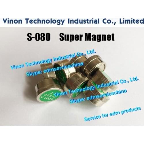 4pcs/lot) D25x12mm S-080 EDM Super Magnet, Mini Magnet E080 S080 for wire cut edm machines