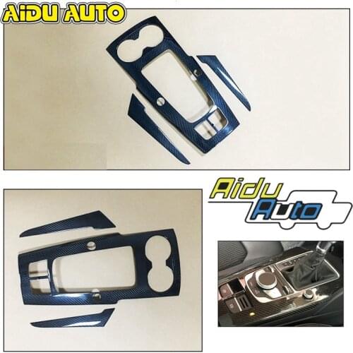 AIDUAUTO aftermarket FOR A3/S3/RS3 8V FACELIFT INTERIOR CARBON fiber Gear Cover SET