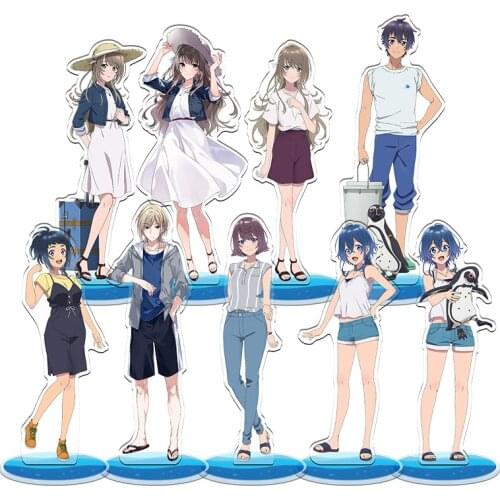 Aquatrope of White Sand Toys Double Sided Painting Acrylic Anime Toy Desktop Ornaments Toys