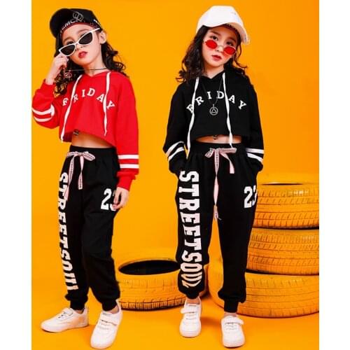 Hip-hops kid in clothes, shorts, shirts, girl running Cazuela pants, jazz dancing clothes, occasional clothes