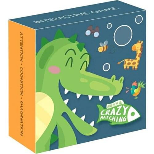 Crazy Right Childrens Educational Toy Card Board Game Parent-child Matching Toys Interactive Board Game