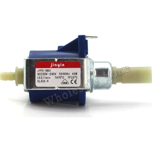 JYPC-5B01 AC 220V - 240V 45W 9bar 550cc/min Electromagnetic Solenoid Water Pump for steam mop , garment steamer , vacuum cleaner