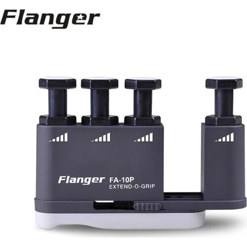 Flanger Adjustable Finger Strengthener and Hand Exerciser Flanger Extendable Finger Exerciser for Bass Guitar / Piano Players