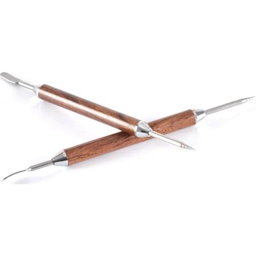 Coffee Flower Needle 304 Stainless Steel Floral Carving Stick Wooden Coffee Hook Flower Painting Fancy Coffee Carving Needle