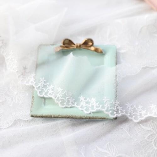 Hot sale The stars embroidery cotton lace lace accessories H0602