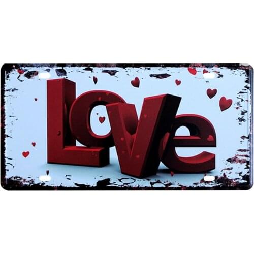 Best Mom Gift For Mothers Day Home Decoration 15*30cm Car License Plates Metal Tin Signs Wall Art Picture Craft Painting