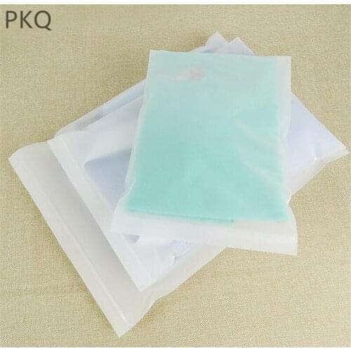 Frosted Plastic Storage Ziplock Bags 10pcs/lot Large Travel Cosmetic Clothing Zip Lock Valve Slide Seal Packing Pouch 40x60cm