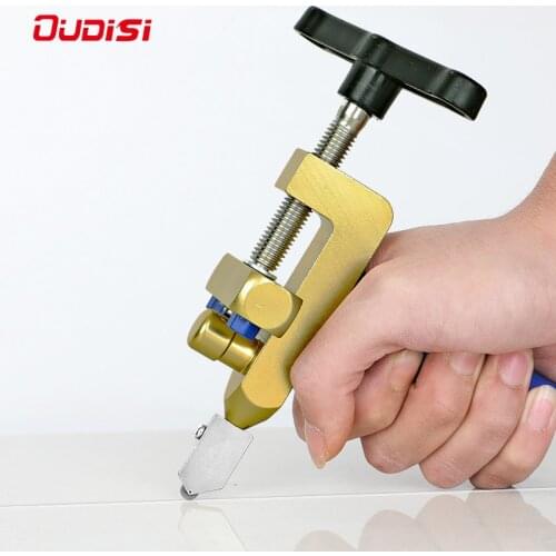 OUDISI Professional glass cutter set for glass tile cutting tile cutter manual glass tile cutting tool diamond glass cutter set