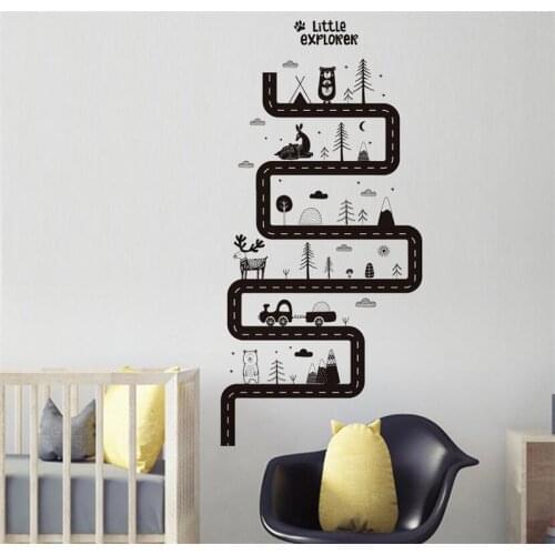 Car Wall Sticker Decals for Kids Room Home Decor Wall paper Poster Nursery Children Room Wall Art Mural