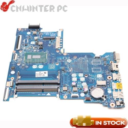 NOKOTION For HP 15-AC 250 G5 15-AY 15-AY005TX Laptop Motherboard 858583-601 858583-001 BDL50 LA-D703P I3-5005U CPU UMA DDR3