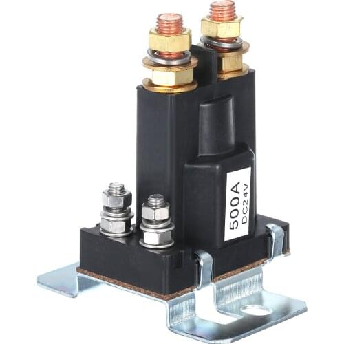 Portable 24V 500A Large Current DC Relay Dual Cells Isolator Forklift Motor Contactor