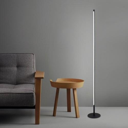 Modern Nordic simple creative living room floor lamp LED lamp metal lamp floor lamp Nordic simple creative bracket LED Black
