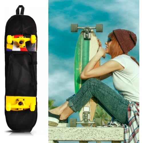 Skate Board Carrying Bag with Adjustable Shoulder Strap Skateboarding Carrying Shoulder Scooter Storage Backpack