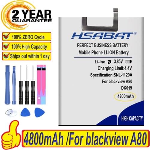 Top Brand 100% New 4800mAh-5500mAh DK017 Battery for Blackview A80 Pro / for Blackview A80 Batteries