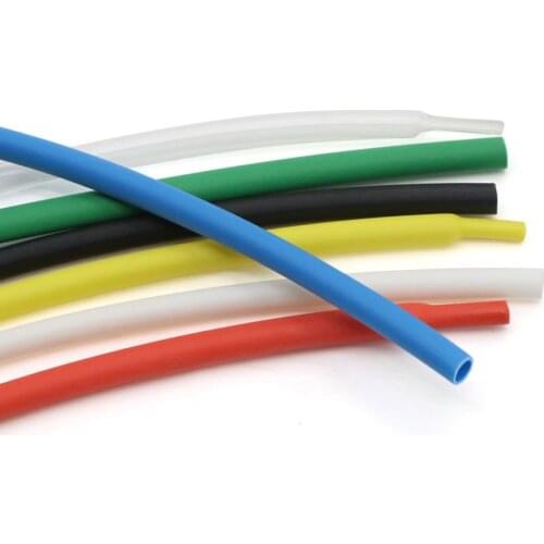 1.6mm Heatshrink Tube Heat Shrink Tubing Wire Sleeves Wrap Waterproof 3:1 Ratio Glue Lined white/black/red/yellow/green/Transpar