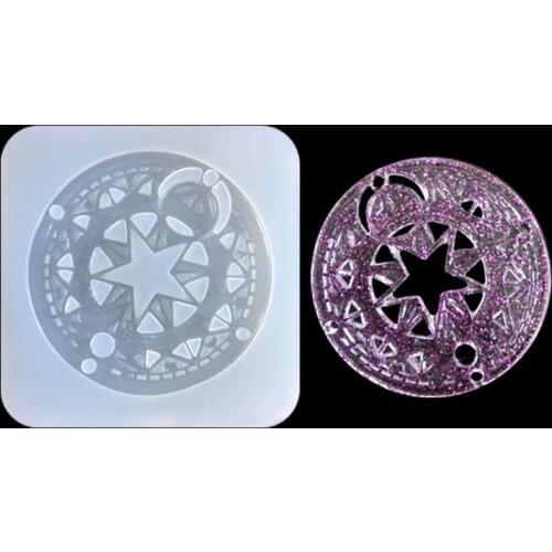 Magic Circle Silicone Mold Fondant Baking Tool Jewelry Chocolate Cake Decor Mold DIY Making Tool