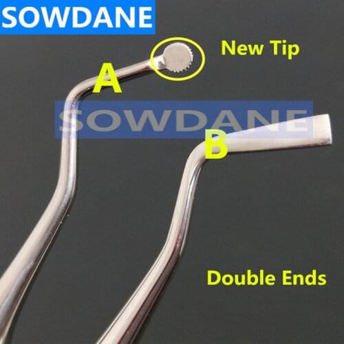 1 piece Dental Gingival Retraction Cord Packer Tool Dental Scaler Gingival Separator Scaling Instrument Double Ends