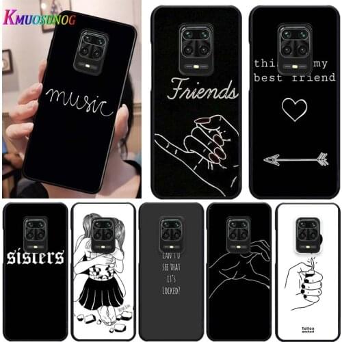 Abstract Black Art for Redmi K30i K30 9T K30T K30S K20 10X 9i 9AT 9A 9C 9 5G 4G Pro Ultra Prime Black Phone Case