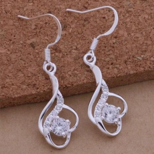 AE122 Trendy wholesale silver earrings , silver fashion jewelry , beautiful/warp /bfjajwqa bfwajxda