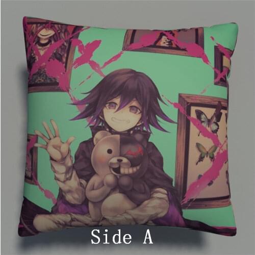 Anime Danganronpa V3 Kokichi Oma Two Side Pillowcases Hugging Pillow Cushion Case Cover Cushion Otaku Cosplay Gift New 652