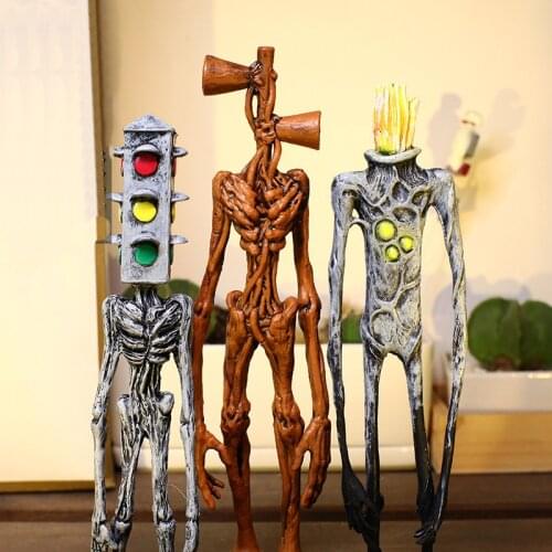 Aqumotic Boy Gift Game Decoration Horror Alien Character 1pc Whistle Man Siren Chimney Head Peanut Traffic Light