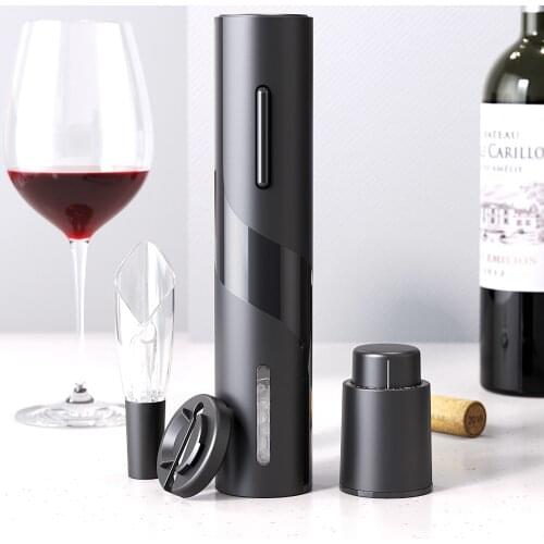Automatic Bottle Opener Wine Electric Red Battery Jar Kitchen Accessories Stainless Steel