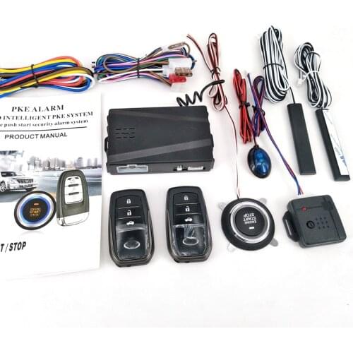 Smart Key PKE Car Alarm Passive Keyless Entry System Engine Start Stop Push Button Remote Starter raise window CHADWICK 888 X5
