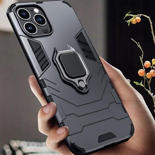 Case For iPhone 12 Pro Max Case Silicone Magnetic Holder Shockproof Cover Hard Fundas For iPhone 12 Mini Case Full Protection